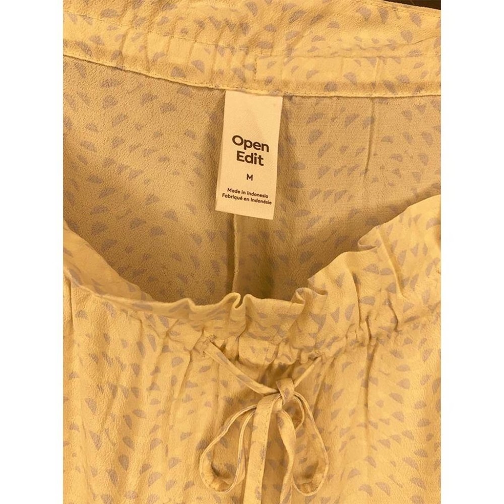 Nordstrom Open Edit Lennox Print Short, Cream & Ivory blue, Size M, NWT - Picture 3 of 5